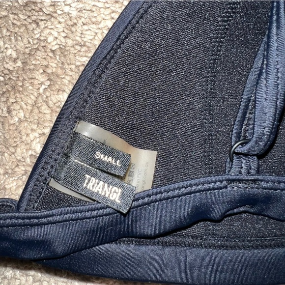 TRIANGL Bikini Top Women's Medium Mesh Ollie Neoprene Black Size Small - Picture 7 of 11